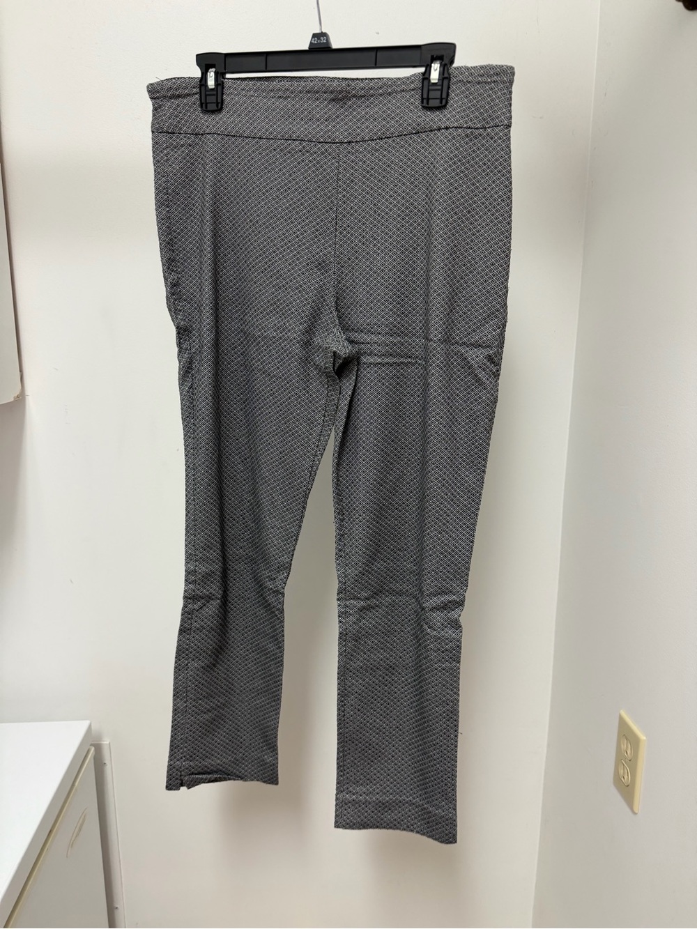 Counterparts Black and Gray Diamond-Print Kids Leggings
